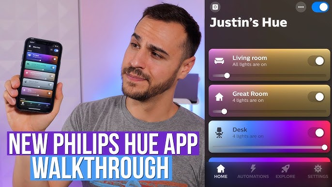 Philips Hue App - Setup, Tips & - YouTube