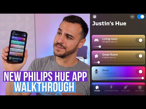 New Philips Hue App 4.0 Walkthrough - Update & Features Rundown