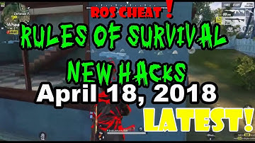 ROS Rules Of Survival Cheat April 18, 2018 New Update UNDETECTED No Ban!