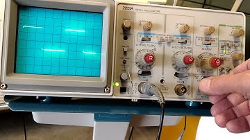Tektronix 2213A - Sweep Delay function ...