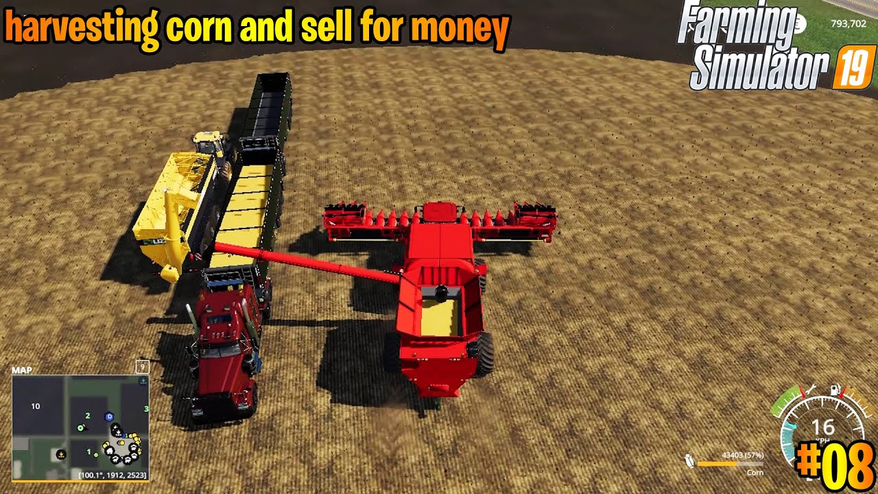 Farming Simulator 19 | Harvesting Corn and Selling Them For A New Harvesting Machine