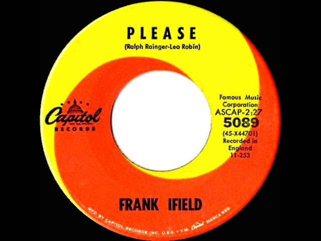 Frank Ifield - Please AU