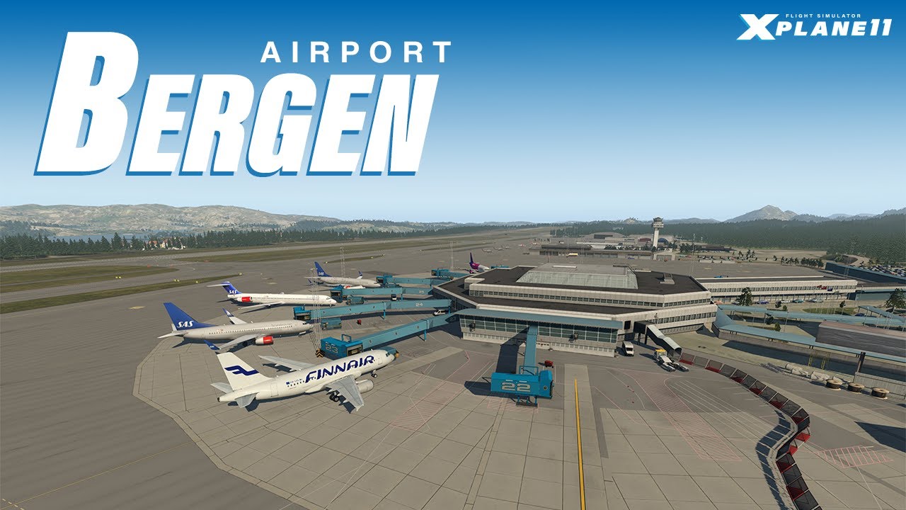 Bergen Airport Map