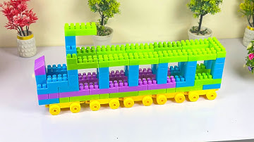 Satisfying DIY Lego Train Building Blocks with ASMR/ Relaxation Blocks game #legobuild