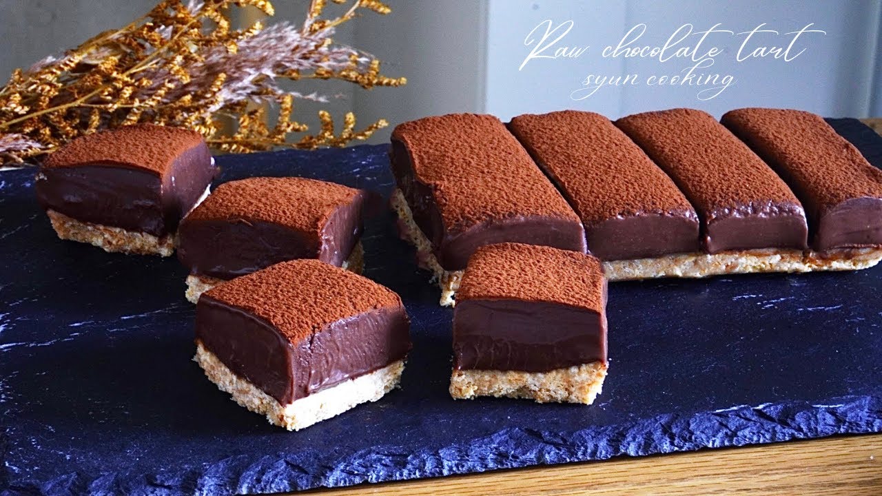【オーブンなし！材料3つ！】牛乳パックで簡単！生チョコタルト作り方！【生クリームなし！】｜ syuncooking
