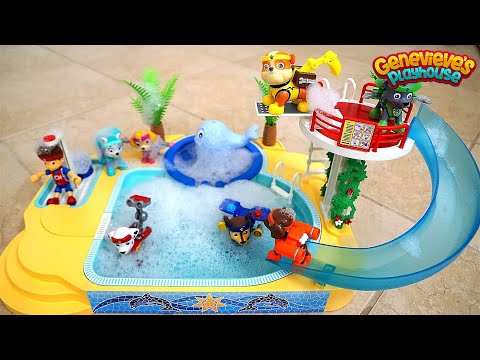 Paw Patrol Pool Time Bubble Bath with Genevieve!