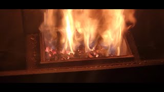 Master Forge Wood pellet stove smoke burn off