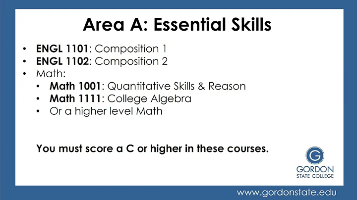 Gordon State College: Advising Overview for Elemen...