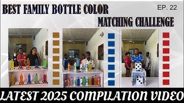 🆕‼️ - THE MOST SMART, FUNNY & VERY ENTERTAINING FAMILY BOTTLE COLOR MATCHING CHALLENGE EVER
