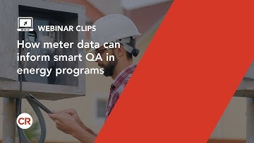 How meter data can inform smart QA in energy programs