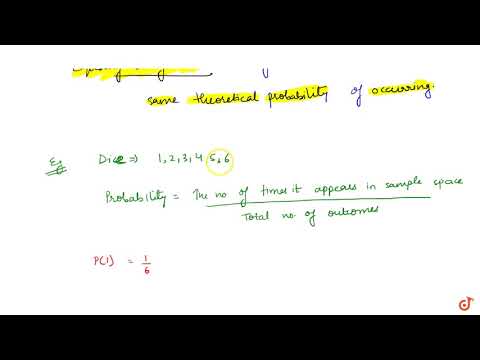 Equally Likely Events