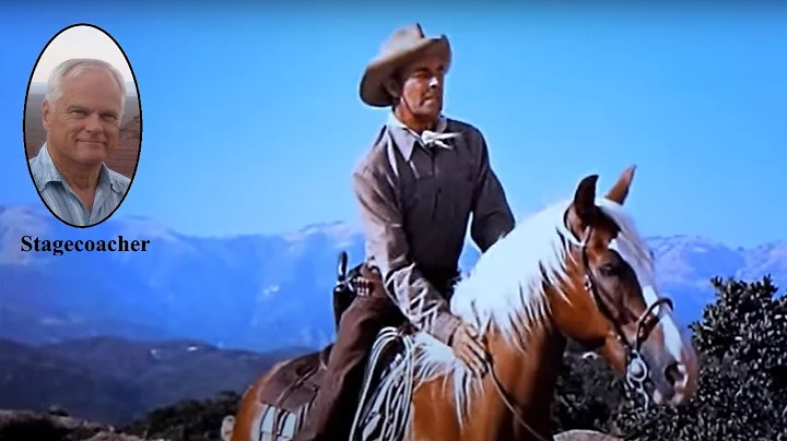 Randolph Scott on his favorite movie horse.