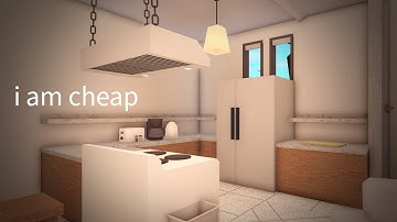 building a house using the CHEAPEST ITEMS only (bloxburg)