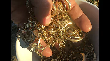 How do you melt and purify gold?