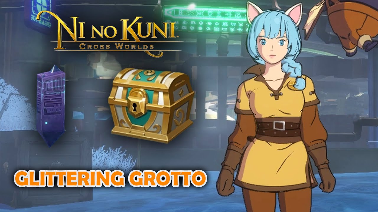 Ni no Kuni Cross Worlds All Glittering Grotto Vista and Chest Locations