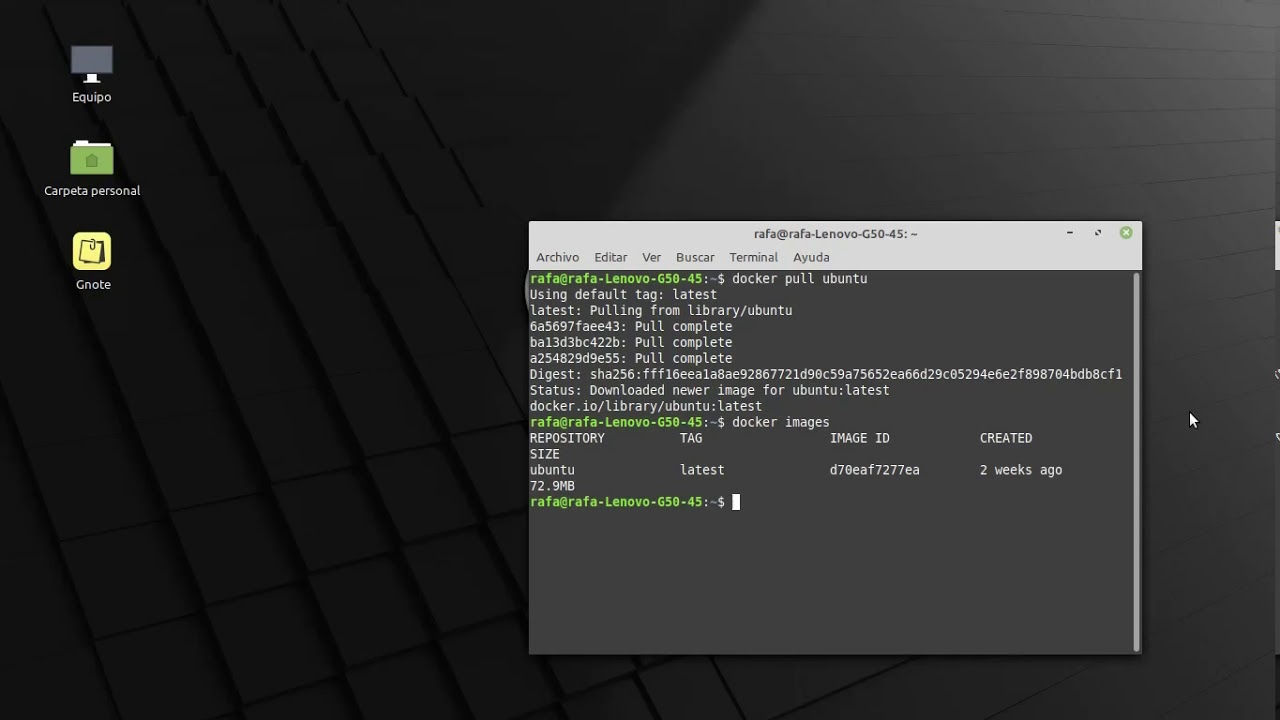 Instalar y correr un docker en linux mint - YouTube