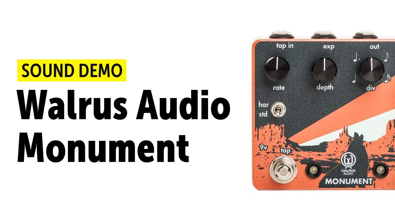 WALRUS AUDIO MONUMENT V１ Walrus Audio Monument Harmonic Tap Tremolo Guitar Effect