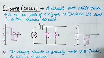 Clamper Circuit Electronics | Explained In Hindi | For Module 4 | #thunder_aviation_