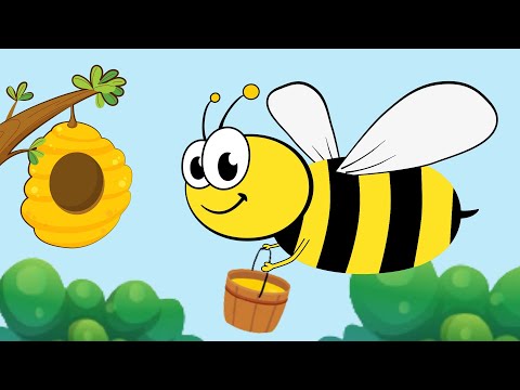 Arı Vız Vız Vız - Eğlenceli Çocuk ve Bebek Şarkıları - Arı Vız Vız Şarkısı - Çizgi Film