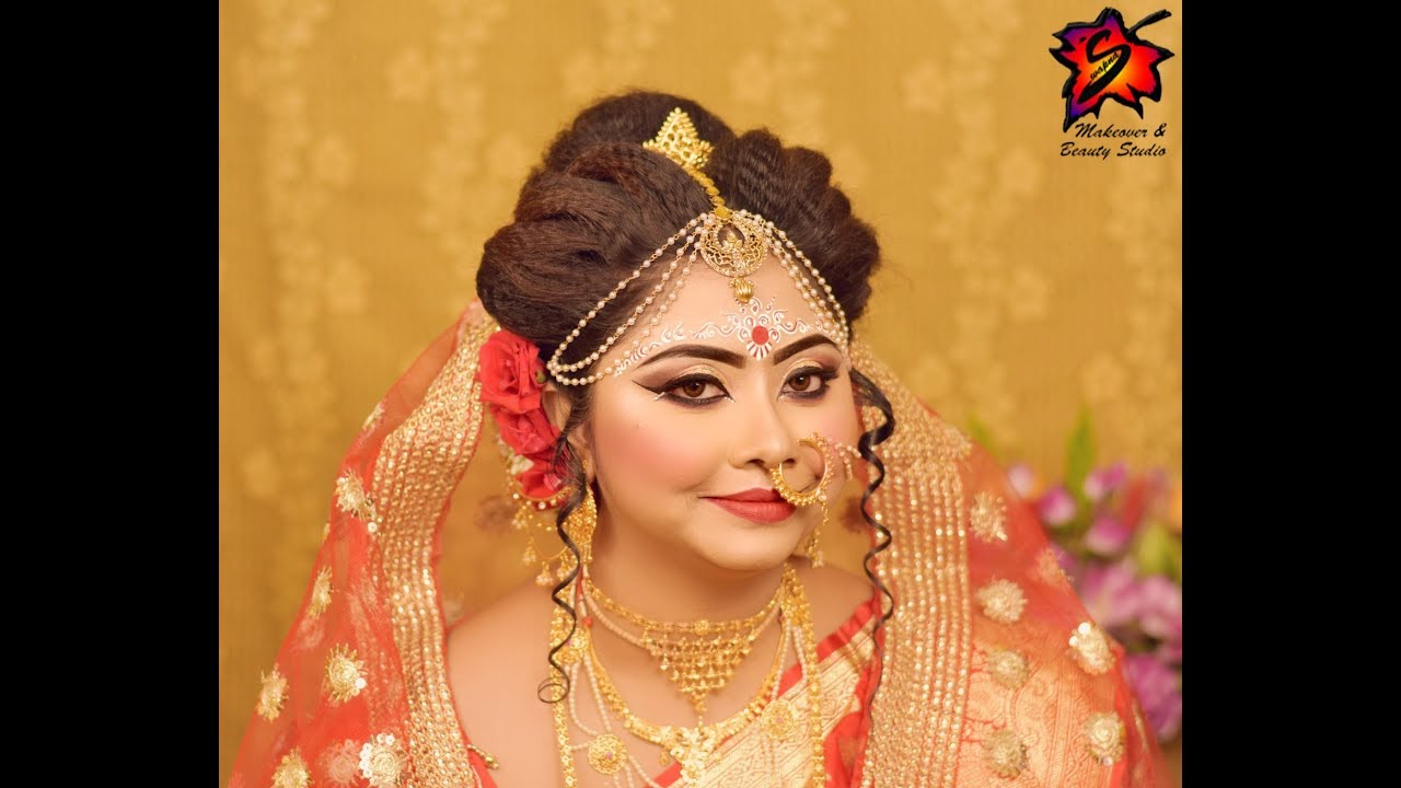 Bengali Bridal Makeup | Makeup course | Makeup Class | Bridal Makeover | MUA Swapna Saha