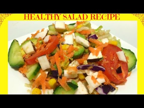 Healthy Salad Recipe | Coconut Flavoured Salad | Weight Loss Recipe
