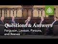 Questions &amp; Answers with Ferguson, Lawson, Parsons, and Reeves (Pre-Conference)