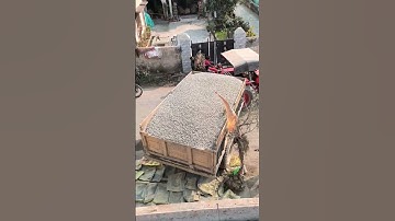 unloading aggregate at site #construction #site #visit