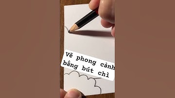 Vẽ Phong Cảnh Đơn Giản | how to draw easy scenery #vetranh #shorts