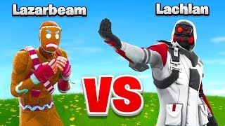 Lachlan VS Lazarbeam In Fortnite