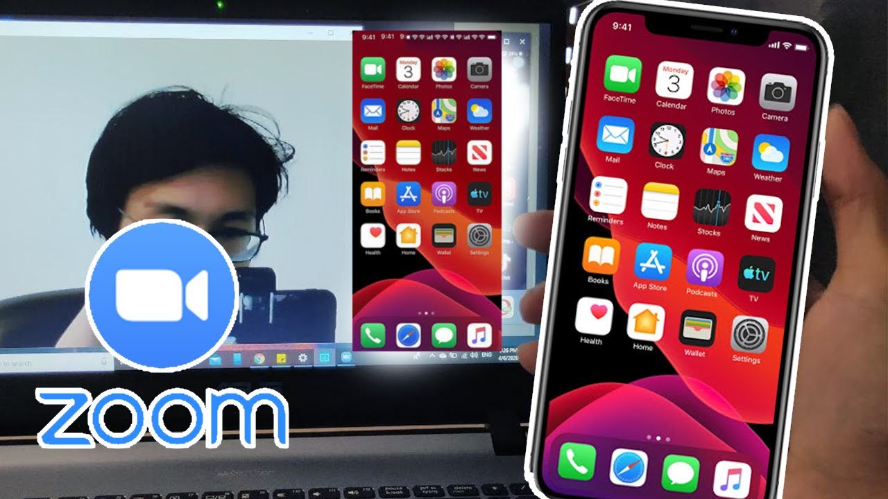 How to Show/Mirror your IPhone screen in Zoom YouTube