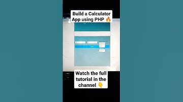 Build a Calculator App using PHP #verysimple #html5 #css #webdevelopment #shorts