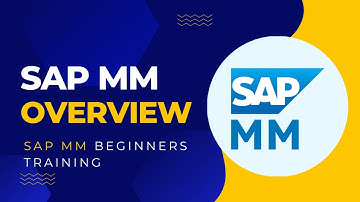 SAP Material Management for Beginners. This video will provide overview of SAP MM module