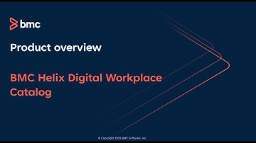 Overview of BMC Helix Digital Workplace Catalog