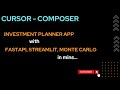 Investment Planner App with Cursor in few minutes!