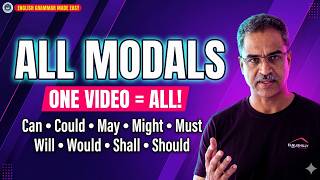 Learn All Modals | Can, Could, May, Might, Must, Will, Would, Shall, Should