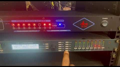 HOW TO SETUP ASHLY DIGITAL SIGNAL PROCESSOR