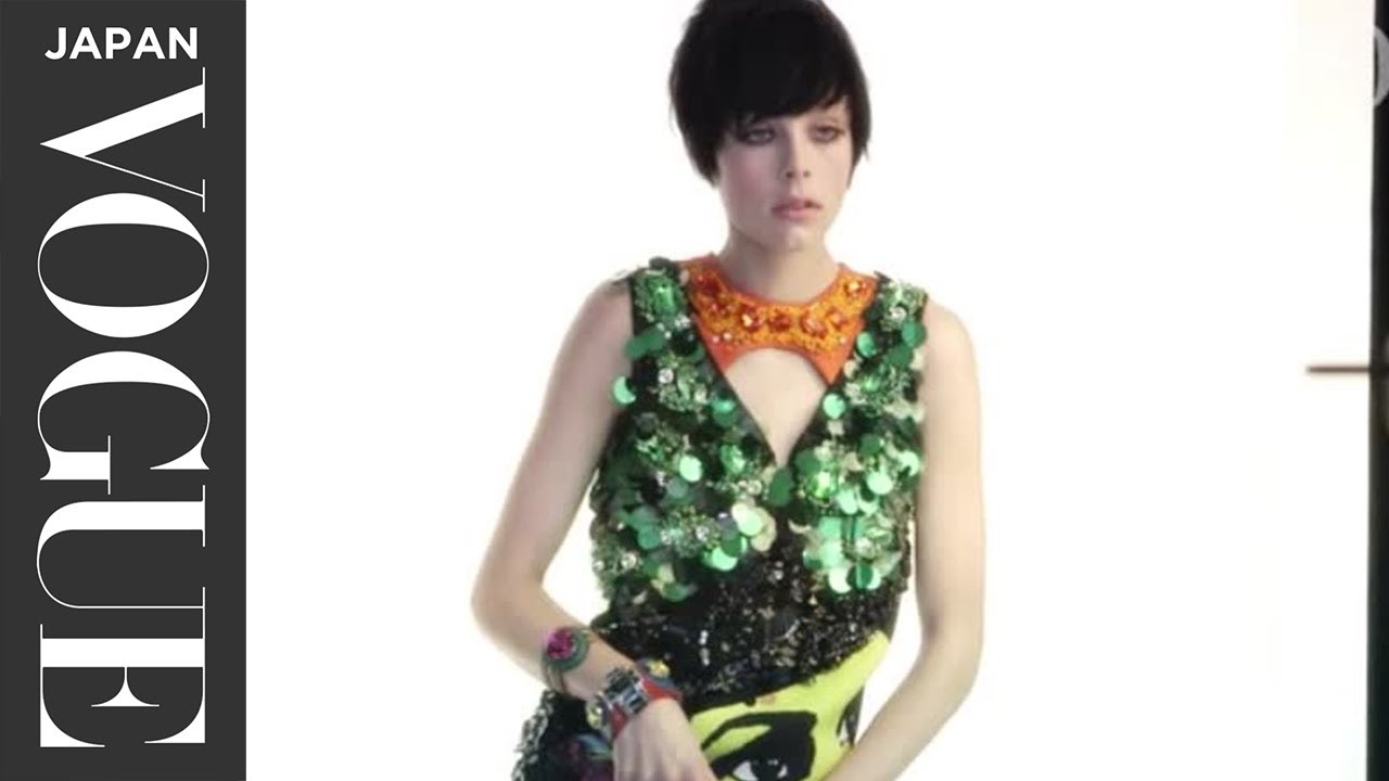 英国イットモデル エディ キャンベル初登場 14年4月号カバー撮影 Vogue Japan Youtube