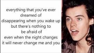 Night Changes - One Direction (Lyrics and Pictures)