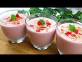 Super Creamy and Delicious Strawberry Yogurt Dessert 🍓😋| Easy Strawberry Yogurt Smoothie