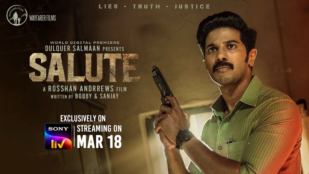 SALUTE  Malayalam Movie  Official Trailer  SonyLIV  Streaming on 18th March