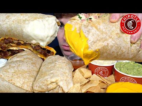 asmr-mukbang-chipotle-giant-burritos-chips-cheese-steak-quesadilla-|-with-cheese