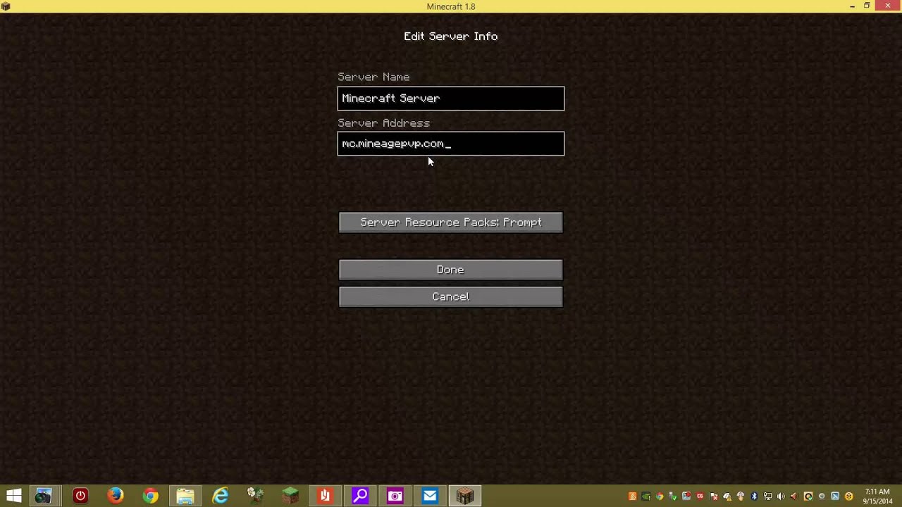 minecraft server ip address 3 - YouTube