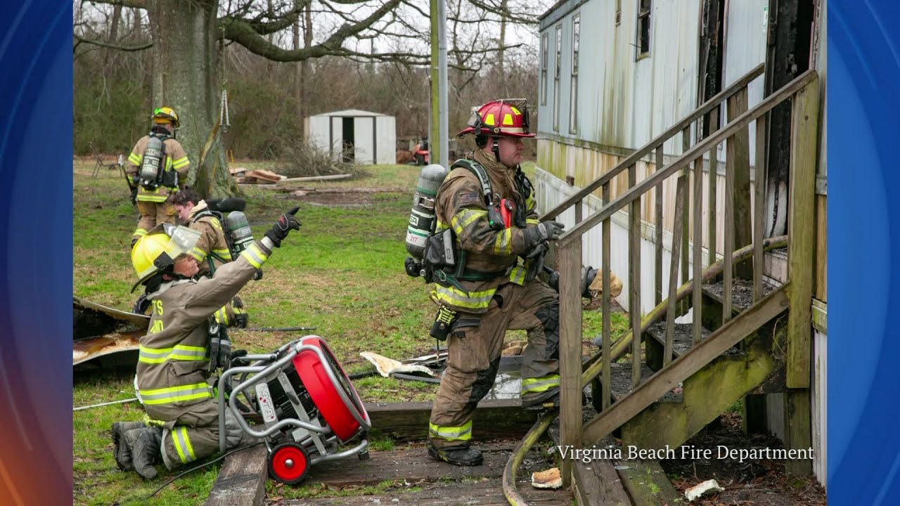 1 found dead after mobile home fire in Currituck County - YouTube