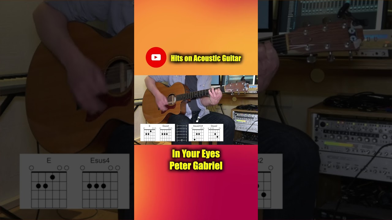 In Your Eyes by Peter Gabriel - Acoustic Guitar Cover