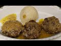 Polpette alla genovese in bianco 