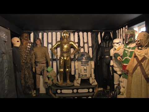 STAR WARS life sized figures in Doug's Basement