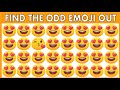 HOW GOOD ARE YOUR EYES #196 I Find The Odd Emoji Out I Emoji Puzzle Quiz