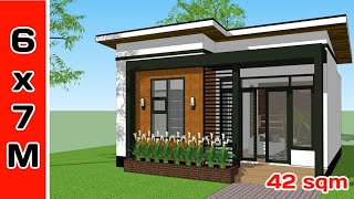 lahan pas-pasan bisa selengkap ini ?!! -Desain Rumah ukuran 6x7 Meter - 2 Kamar Tidur lahan pas-pasan bisa selengkap ini ?!! -Desain Rumah ukuran 6x7 Meter - 2 Kamar Tidur