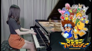 Digimon Adventure OP「Butter-Fly」Ru's Piano - FULL - chords