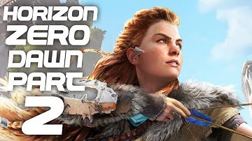 HORIZON ZERO DAWN Walkthrough Gameplay Part 2 - Machines (PS4 Pro)
